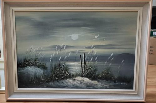 Fraai landschapsschilderij, Antiek en Kunst, Kunst | Schilderijen | Modern, Ophalen