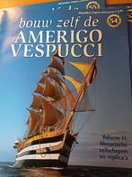 Houten bouwdoos van AMERICO VESPUCCI, Hobby en Vrije tijd, Modelbouw | Boten en Schepen, Ophalen, Zo goed als nieuw, Overige merken