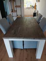 Landelijke eettafel en salontafel, Ophalen, Gebruikt, 50 tot 100 cm, Vijf personen of meer