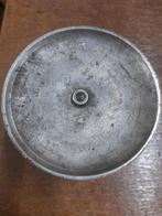 Bronzen kandelaar Des Wagons Lits, 1880s zilver grijs verf, Ophalen of Verzenden, Koper of Brons