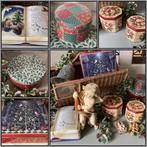 Vintage kerst blikken kerstblik bij Puurnostalgie, Ophalen of Verzenden, Zo goed als nieuw