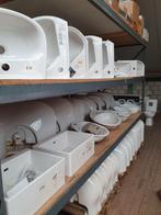 086. Wastafel oa sphinx restpartij sanitair, Ophalen of Verzenden, Nieuw, Wit, Handdoek