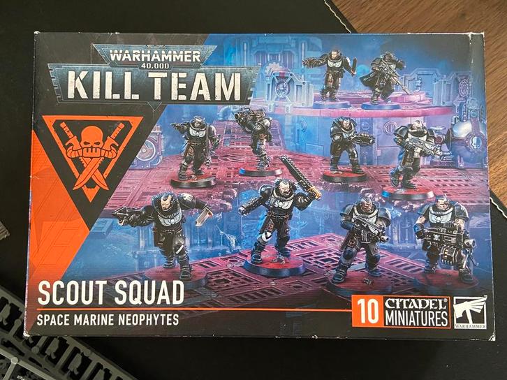 WH40k Space Marine Scouts, nieuw op sprue met extra bits, Hobby en Vrije tijd, Wargaming, Nieuw, Warhammer 40000, Figuurtje(s)