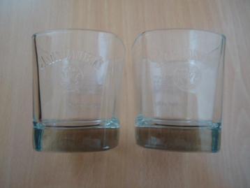 2 Jack Daniel's whisky glazen. Old no.7 tumbler beschikbaar voor biedingen