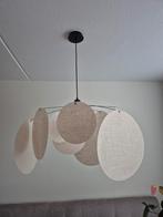 Prachtige Japandi Hanglamp Beige/Zwart - als nieuw, Japandi, Ophalen of Verzenden, Zo goed als nieuw, Stof