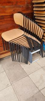 Partij stoelen schoolstoelen eettafelstoelen stapelstoelen, Ophalen, Gebruikt, Metaal, Vijf, Zes of meer stoelen