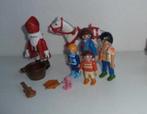 Playmobil sinterklaas met mand met kadootjes en gezin., Kinderen en Baby's, Gebruikt, Ophalen of Verzenden