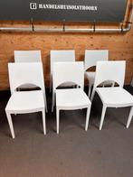 Kunststof stoelen (6), Ophalen, Kunststof, Xx, Wit