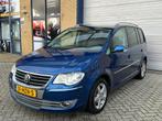 Volkswagen Touran 1.4 TSI Highline, climat control, pdc, apk, Auto's, Stof, Gebruikt, 4 cilinders, Blauw