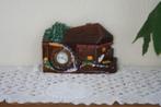 Antieke leuke retro aardewerk klok Bauernhof, Ophalen of Verzenden