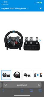Logitech G29 Driving Force Racestuur Ps 5, Ps 4 & PC, Ophalen of Verzenden, Zo goed als nieuw