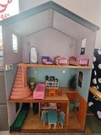 Poppenhuis met verlichting, Ophalen, Gebruikt, Poppenhuis