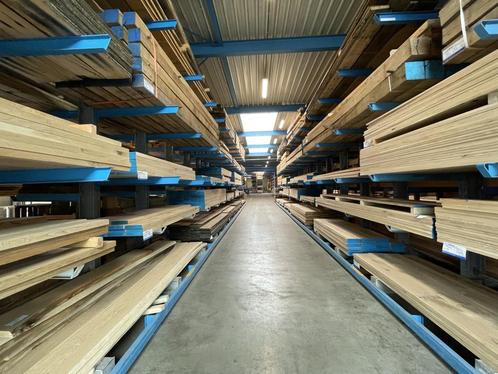 4 cm dikke gedroogde en geschaafde eikenhouten planken, Doe-het-zelf en Verbouw, Hout en Planken, Nieuw, Eiken, 25 tot 50 mm, Ophalen of Verzenden