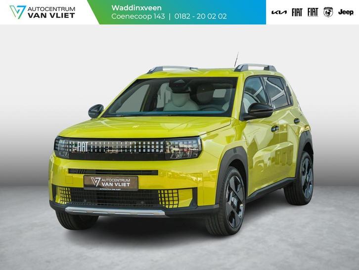 Fiat Grande Panda La Prima 11 kW 44 kWh | Uit voorraad lever, Auto's, Fiat, Bedrijf, Te koop, Panda, ABS, Achteruitrijcamera, Airbags