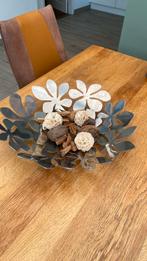 Decoratieve Schaal met Bloemen Design, Overige materialen, Schaal, Ophalen of Verzenden, Zo goed als nieuw