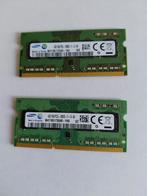 4GB 1Rx8 PC3L-12800S (2 stuks), Computers en Software, RAM geheugen, Ophalen of Verzenden, Gebruikt, DDR3, Laptop