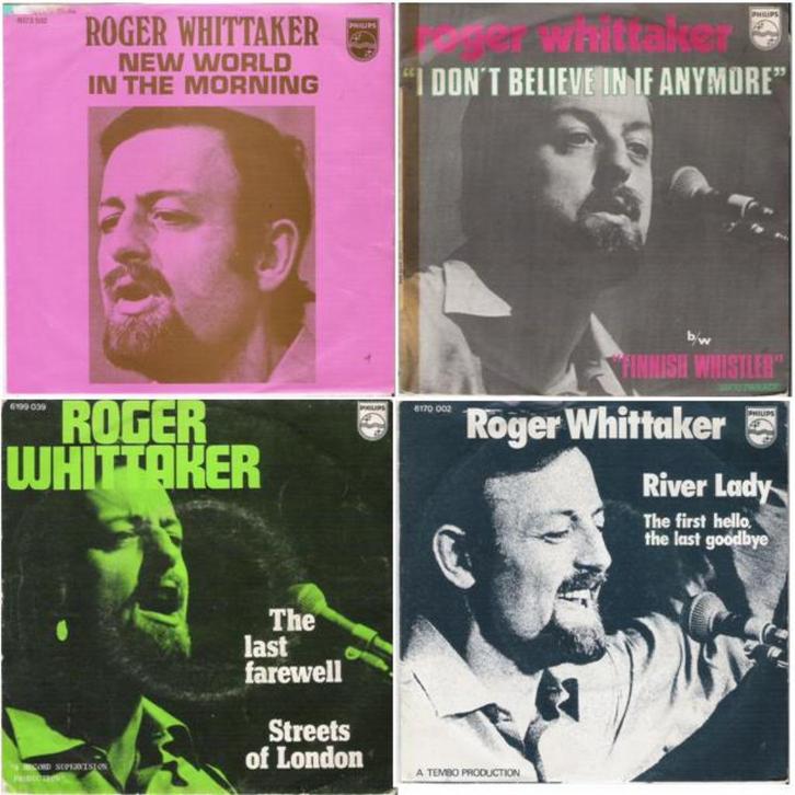 ROGER WHITTAKER - PAKKET!, Cd's en Dvd's, Vinyl Singles, Zo goed als nieuw, Single, Pop, 7 inch, Ophalen of Verzenden