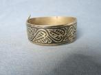 Oude armband met niello inleg, Himalaya gebergte / 20e eeuw, Ophalen of Verzenden, Gebruikt, Zilver, Overige materialen