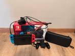 Nintendo Switch V1, Spelcomputers en Games, Spelcomputers | Nintendo Switch, Ophalen, Gebruikt, Met 2 controllers, Switch Original