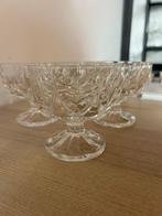 Glass ice cream dishes - set of 4, Ophalen, Gebruikt