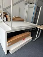 Tafels (kantoor), Huis en Inrichting, Tafels | Eettafels, Ophalen, 100 tot 150 cm, 50 tot 100 cm, Zo goed als nieuw