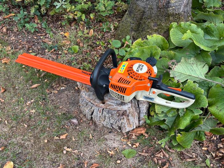 Stihl HS 45 benzine heggenschaar 45 cm. blad keurig nette!!, Tuin en Terras, Heggenscharen, Zo goed als nieuw, Benzine, Ophalen of Verzenden