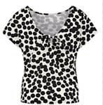 Studio Anneloes Juana 2 way spot top maat M zwart/ecru zgan., Maat 38/40 (M), Studio Anneloes, Zwart, Ophalen of Verzenden