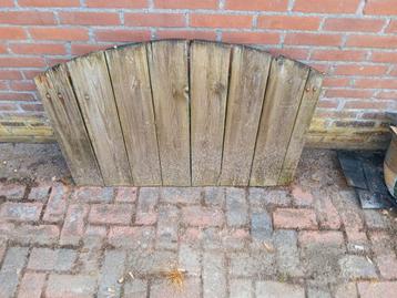 Tuinhek, tuinpoort laag hout tuindeur 100cm houten hek 74cm beschikbaar voor biedingen