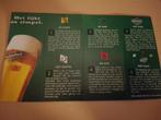 Heineken brouwproces kaart, Verzamelen, Biermerken, Verzenden, Zo goed als nieuw, Overige typen, Heineken