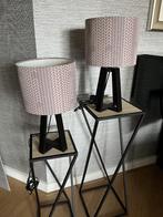 2 mooie lampen / tafellampen in nieuwstaat, Ophalen of Verzenden, Zo goed als nieuw, Hout, Minder dan 50 cm