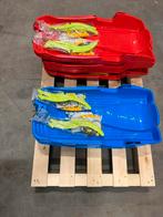 Veel sleeen op voorraad nieuw. Slee met rem en touw, Ophalen, Rem, Nieuw, Kunststof