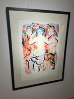 Nic Jonk - 3 Gratiën - Litho 61/125, Antiek en Kunst, Kunst | Litho's en Zeefdrukken, Ophalen