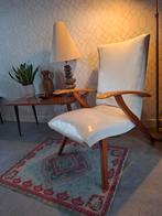Vintage fauteuil mid-century modern, Huis en Inrichting, Fauteuils, Gebruikt, 75 tot 100 cm, Scandinavisch/Deens, 50 tot 75 cm