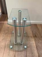 Enkele glazen speakerstandaard, Ophalen, Zo goed als nieuw, Rechthoekig, Glas