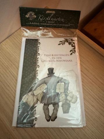 Set van 7 Anton pick kerstkaarten met enveloppen beschikbaar voor biedingen