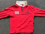 Rode Rugby Polo - Maat M, Ophalen, Gedragen, Maat 52/54 (L), Rood