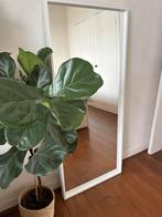 Witte Rechthoekige Spiegel, Huis en Inrichting, Woonaccessoires | Spiegels, Ophalen of Verzenden, Zo goed als nieuw, 150 tot 200 cm