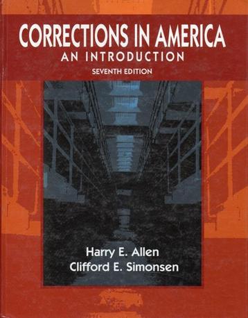 corrections in america harry e. allen beschikbaar voor biedingen