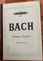 Bach Johannes Passion Klavier Bladmuziek, Muziek en Instrumenten, Bladmuziek, Gebruikt, Klassiek, Ophalen of Verzenden, Artiest of Componist