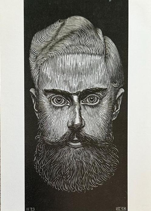 0131  M.C.ESCHER ~ zelfportret 1923, Verzamelen, Ansichtkaarten | Themakaarten, Ongelopen, 1980 tot heden, Overige thema's, Verzenden