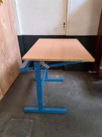 Gebruikte verstelbare tekentafel schooltafel zit sta tafel, Doe-het-zelf en Verbouw, Tekentafels, Verzenden