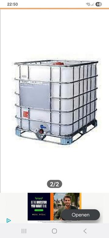 4 IBC TANKS. PRIJS VERLAAGD!! beschikbaar voor biedingen