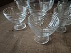 8 IJsglazen / Dessertglazen, Glas of Glazen, Gebruikt, Ophalen of Verzenden, Glas