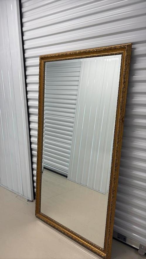 Goude barok spiegel, Huis en Inrichting, Woonaccessoires | Spiegels, Zo goed als nieuw, 125 cm of meer, Minder dan 100 cm, Rechthoekig