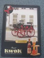 bierviltje  KWAK bier   afb. koets, Ophalen of Verzenden, Nieuw, Viltje(s), Overige merken