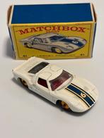 Matchbox Lesney Ford GT near mintbox nr 41, Ophalen of Verzenden, Zo goed als nieuw, Auto, Matchbox