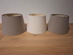 3 lampenkappen, Huis en Inrichting, Lampen | Lampenkappen, Ophalen, Zo goed als nieuw, Rond, Minder dan 25 cm