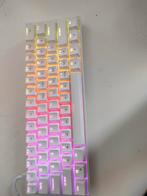 White Gaming mechanical keyboard, Computers en Software, Toetsenborden, Geeky, Gaming toetsenbord, Nieuw, Ophalen of Verzenden