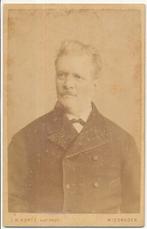 Foto - Fotograaf: L.W. Kurtz Portret van een onbekende Man, Gebruikt, Foto, Ophalen of Verzenden, Voor 1940