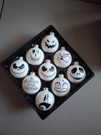 9 kerstballen glas nightmare before christmas Jack Skeleton, Diversen, Ophalen of Verzenden, Nieuw